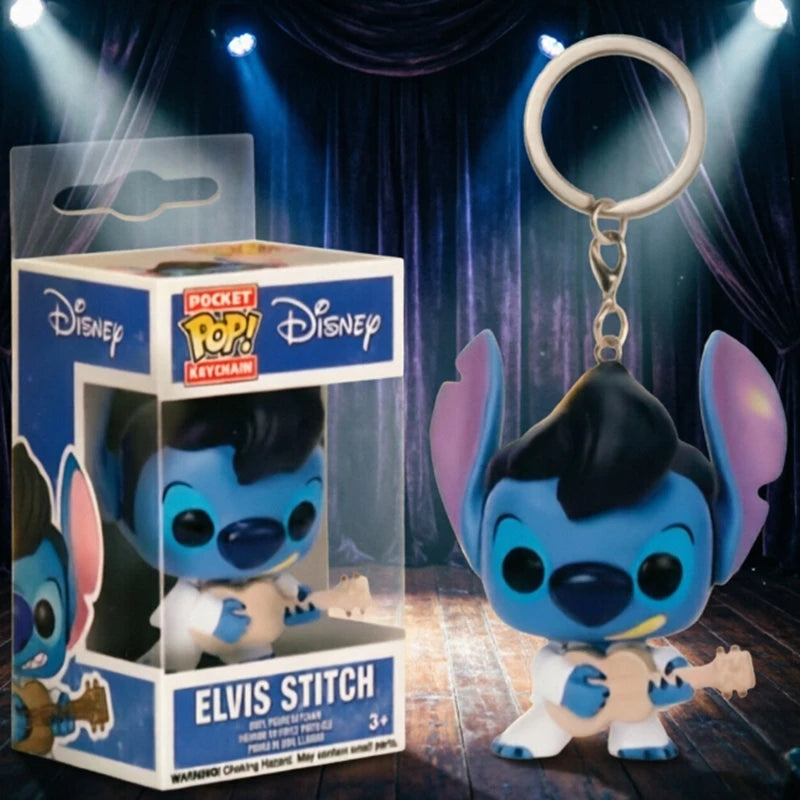 Porte-clés Figurine Stitch Elvis