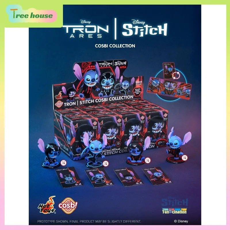 Figurine Stitch - Tron Bleu avec Disque