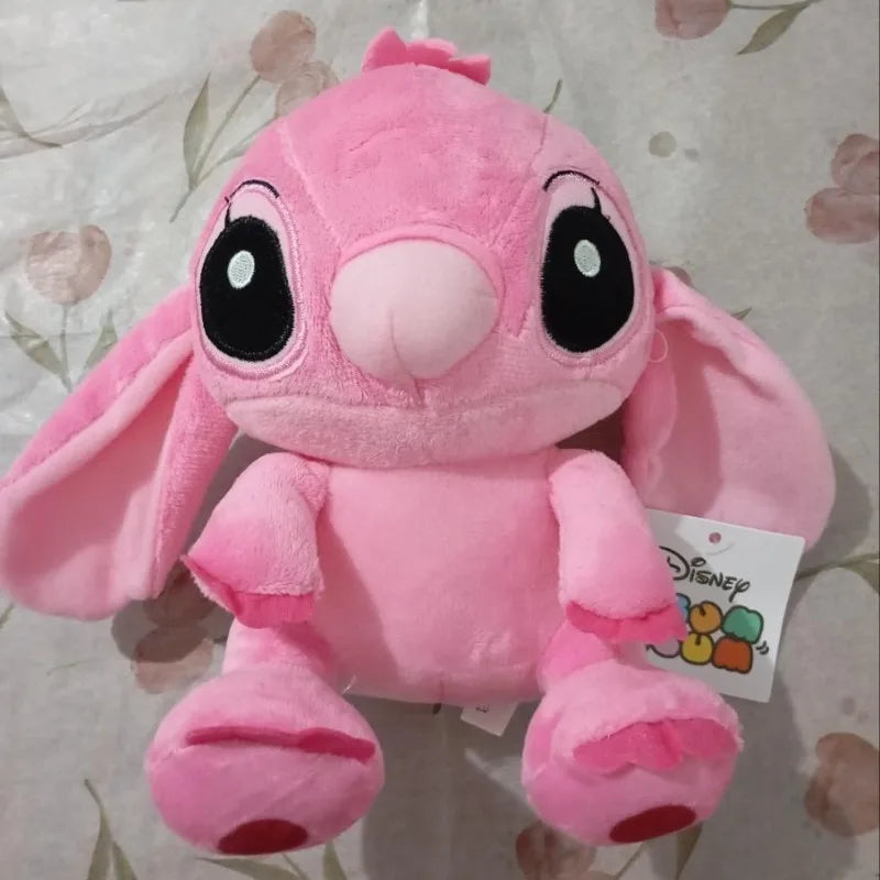 Peluche Stitch - Rose Vif et Ventre Rose Pâle