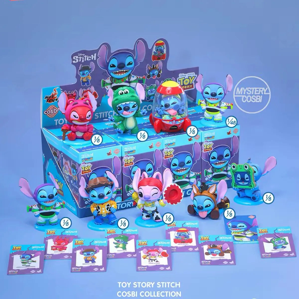 Figurines surprises Stitch - Toy Story en Boîte ou Coffret