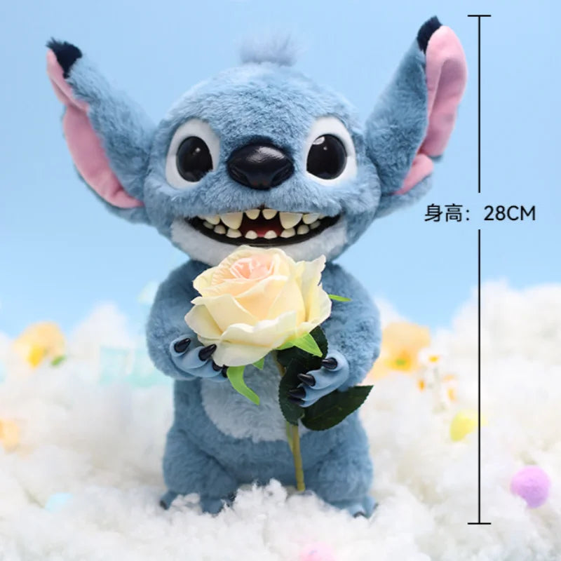 Peluche Stitch - Grand Sourire et Ventre Blanc