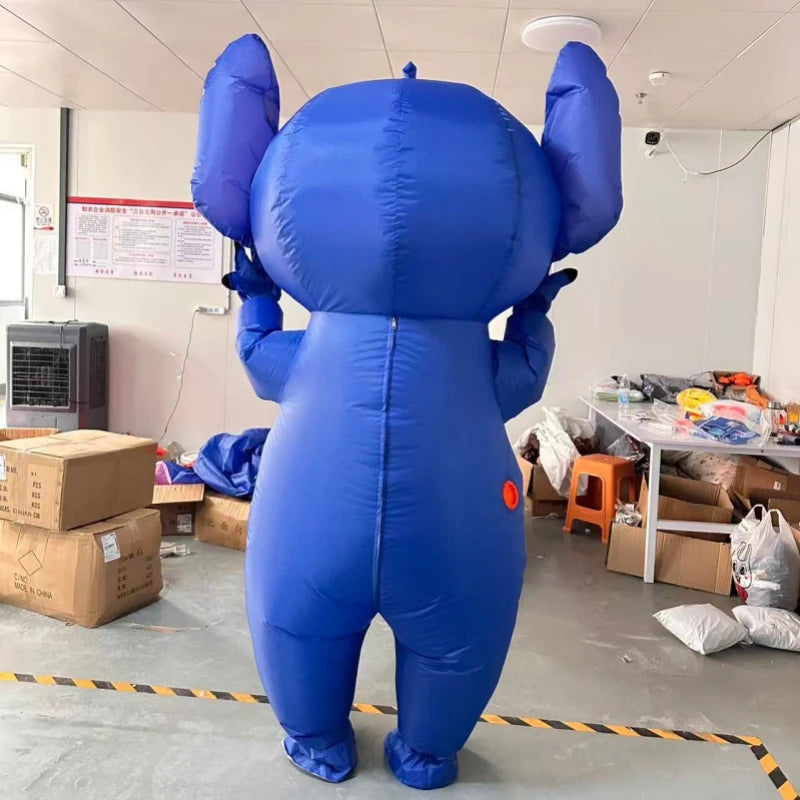 Déguisement gonflable Stitch - Bleu