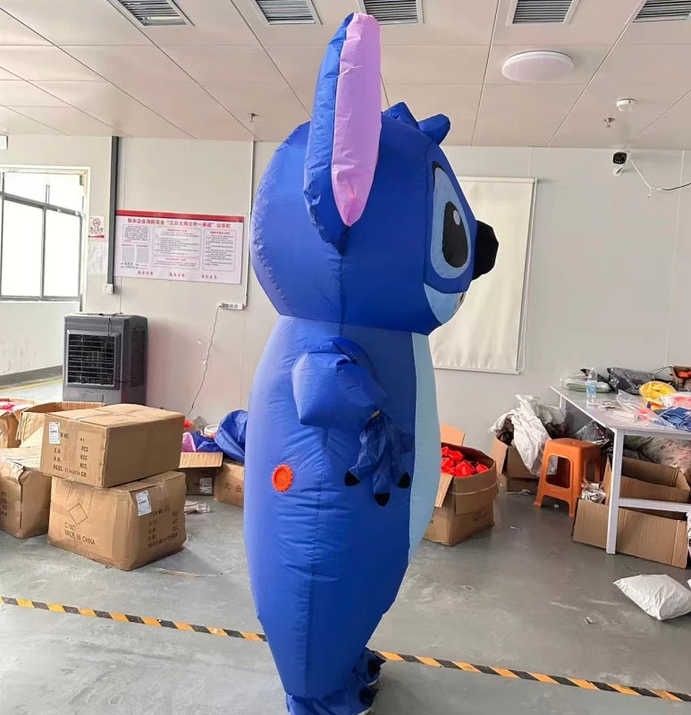 Déguisement gonflable Stitch - Bleu