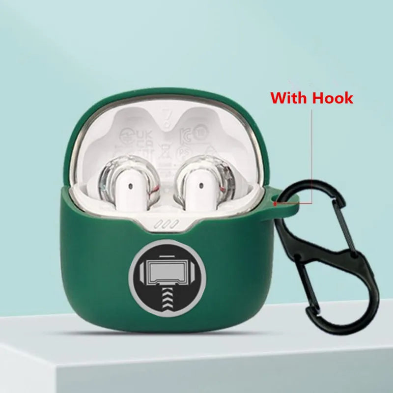 Étui JBL Tune Flex Stitch - Bleu et Anneau
