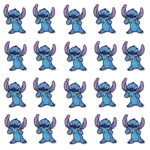 Lot de 20 écussons Stitch - Debout