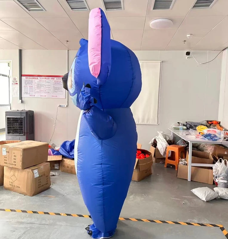 Déguisement gonflable Stitch - Bleu
