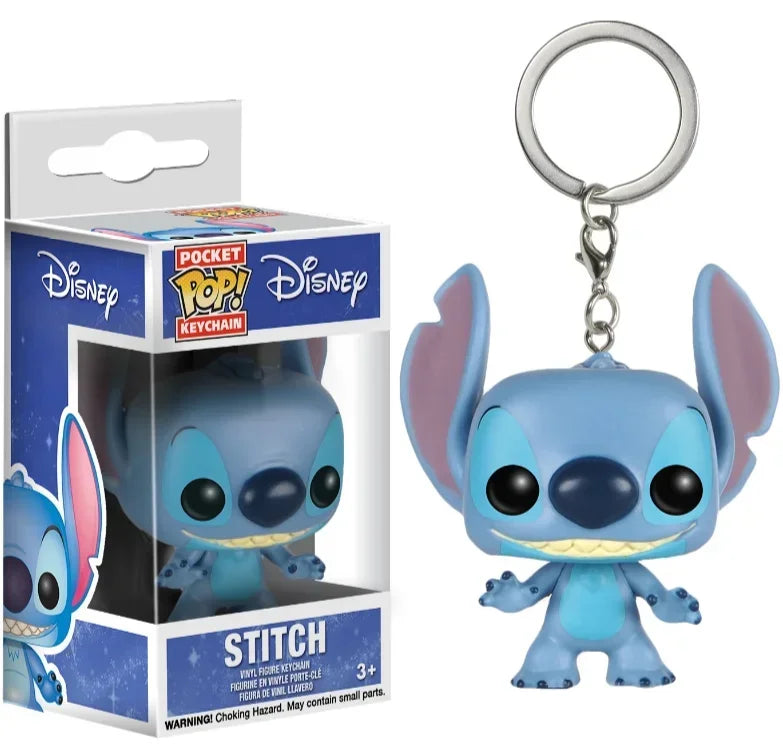 Porte-clés Figurine Stitch Debout avec Collier