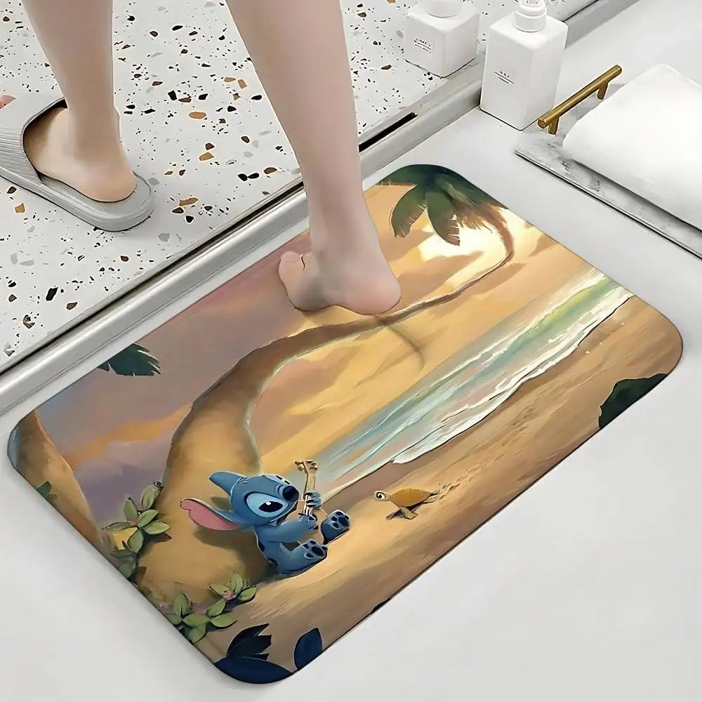 Tapis Stitch - Repos sur la Plage