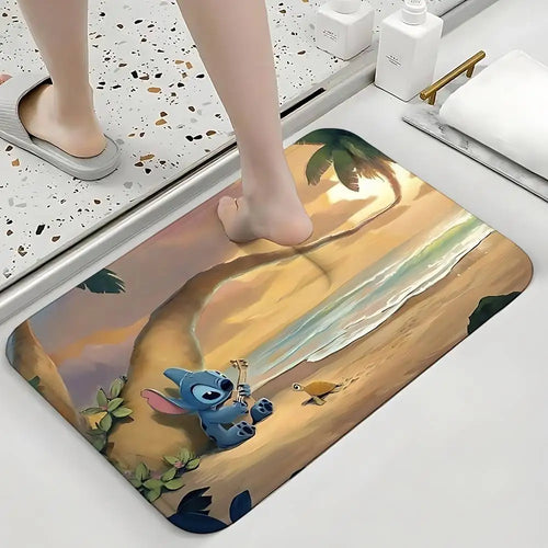 Tapis Stitch - Repos sur la Plage