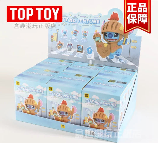 Coffret de 6 figurines surprises Stitch - City Adventure
