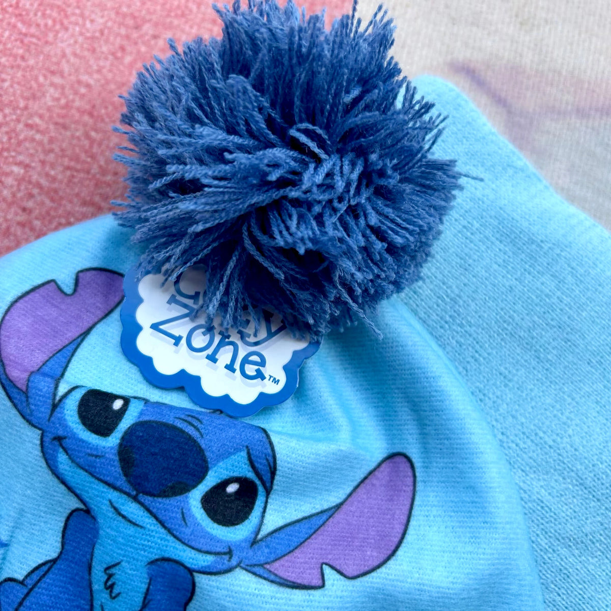 Ensemble bonnet écharpe et gants Stitch - Bleu