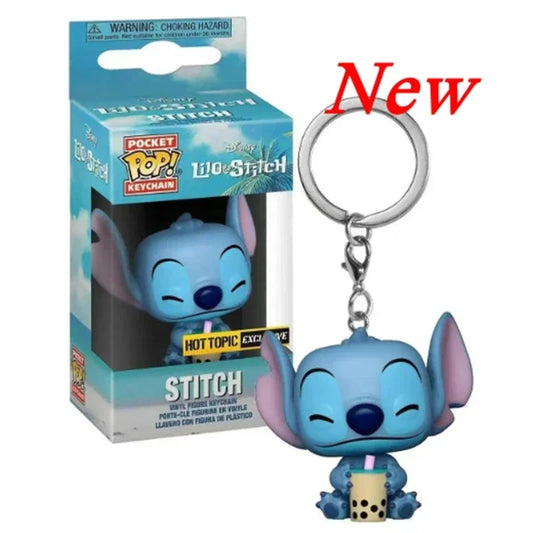 Porte-clés Figurine Stitch Bubble Tea