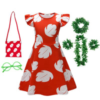 Robe avec Sac et Lunettes Vertes