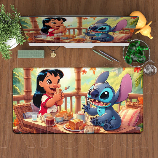 Tapis de souris Lilo et Stitch - Petit Déjeuner
