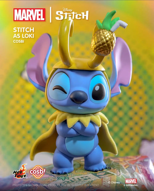 Figurine Stitch - Costume Loki et Ananas