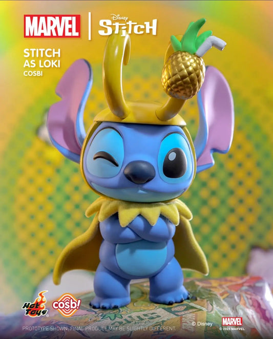 Figurine Stitch - Costume Loki et Ananas
