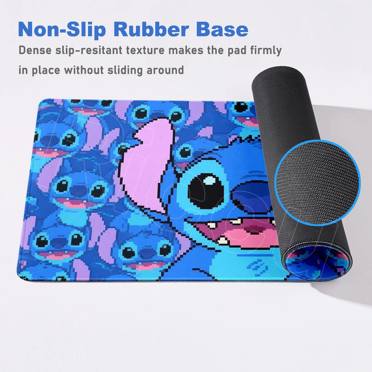 Tapis de souris Stitch - Lunettes Néon