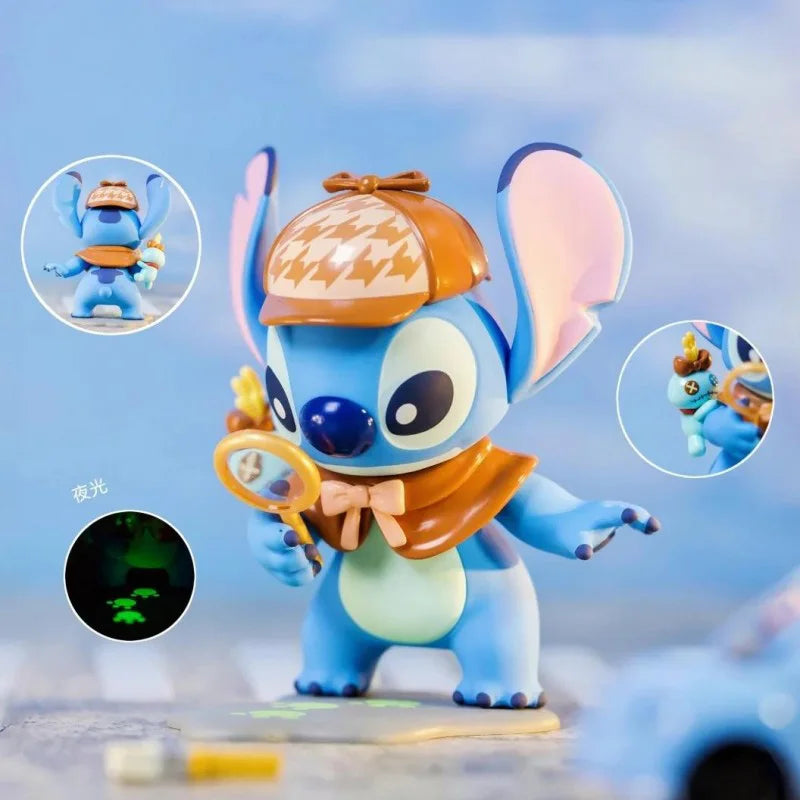 Figurine Stitch - Détective à la Loupe