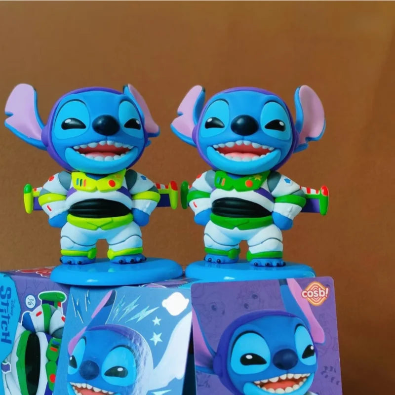 Figurine Stitch - Buzz L’Éclair Fluorescent