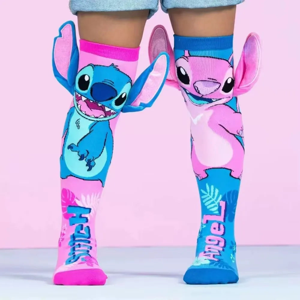 Lot de 2 paires de chaussettes Stitch et Angel - Oreilles