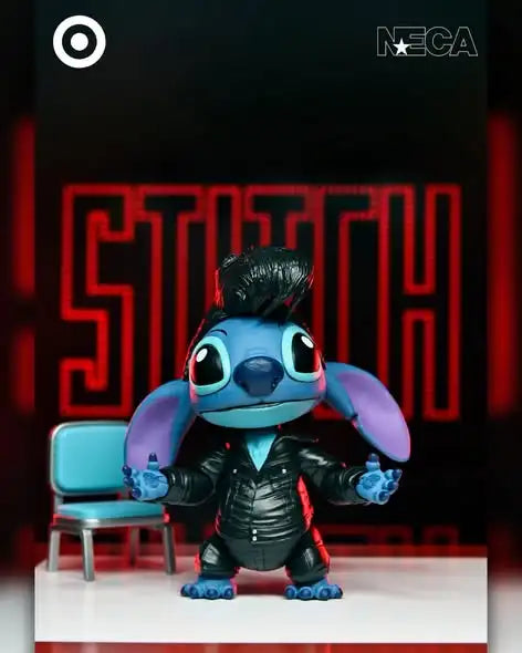 Figurine articulée Stitch - Elvis en Costume Noir