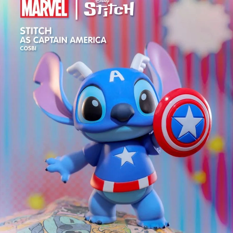 Figurine Stitch - Costume Captain America