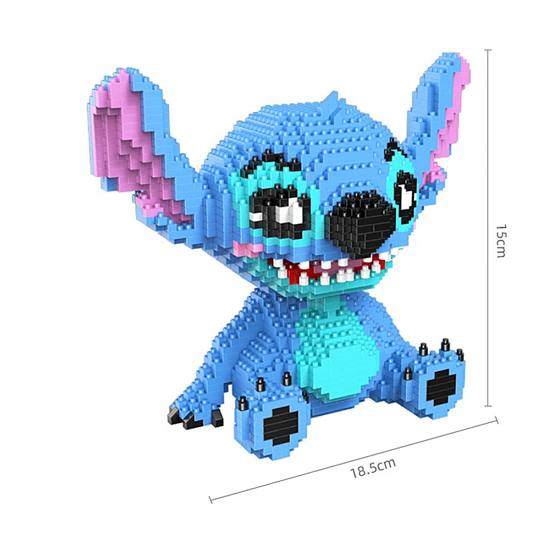 Stitch à construire - Assis Grand Sourire