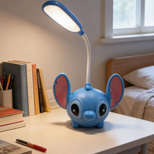 Lampe de bureau Stitch - Bleue à Col Flexible