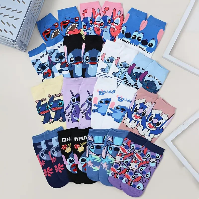 Chaussettes Stitch - Lots Aléatoires de 5 à 15 Paires