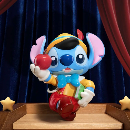 Figurine Stitch - Pinocchio avec Pomme Rouge