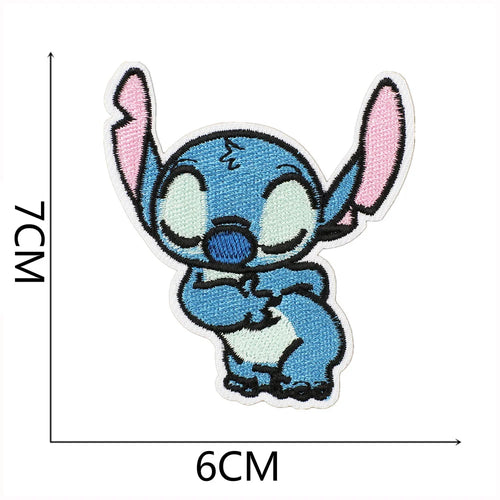 Écusson Stitch - Debout les Yeux Fermés