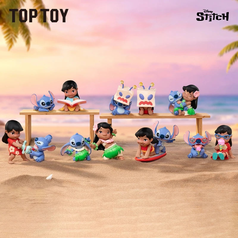 Coffret de 6 figurines surprises Lilo et Stitch - Happy Daily