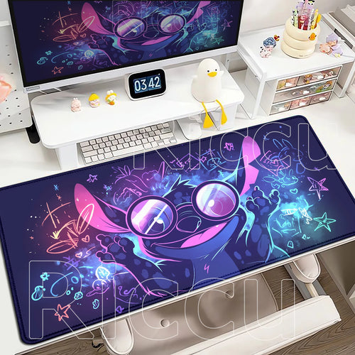 Tapis de souris Stitch - Lunettes Néon 2 Mm