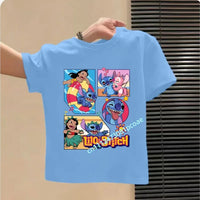 Lilo et Stitch Bleu Collage
