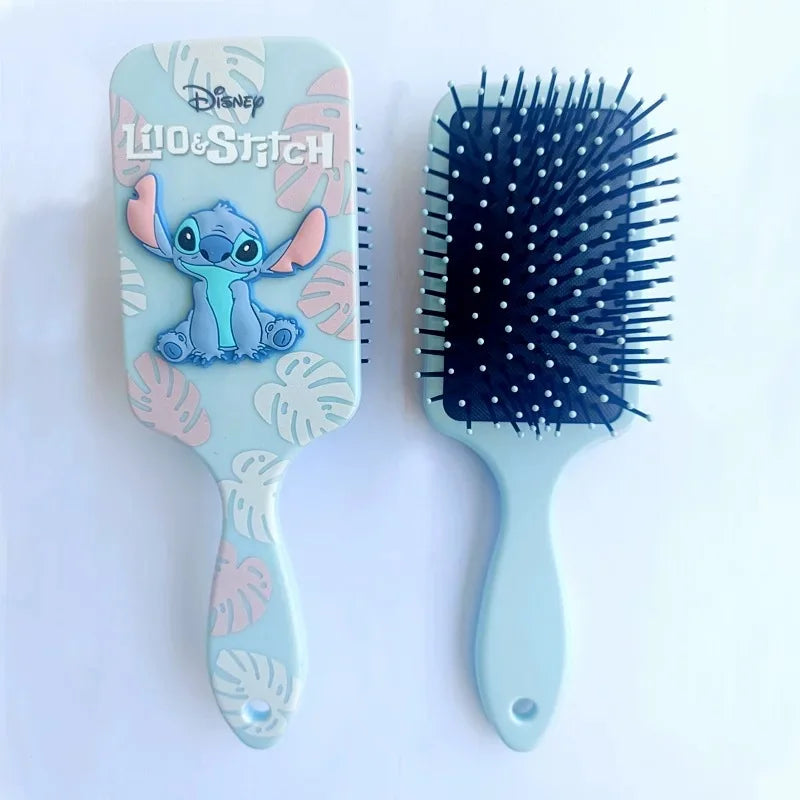 Brosse à cheveux Stitch - Feuillage Bleu Clair