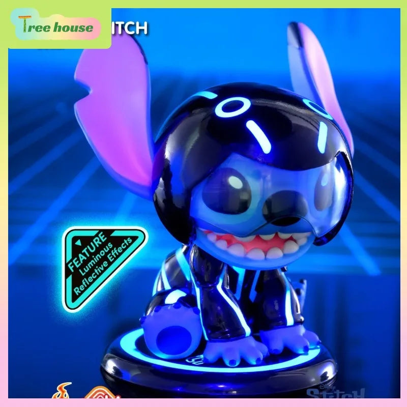 Figurine Stitch - Tron Bleu avec Casque