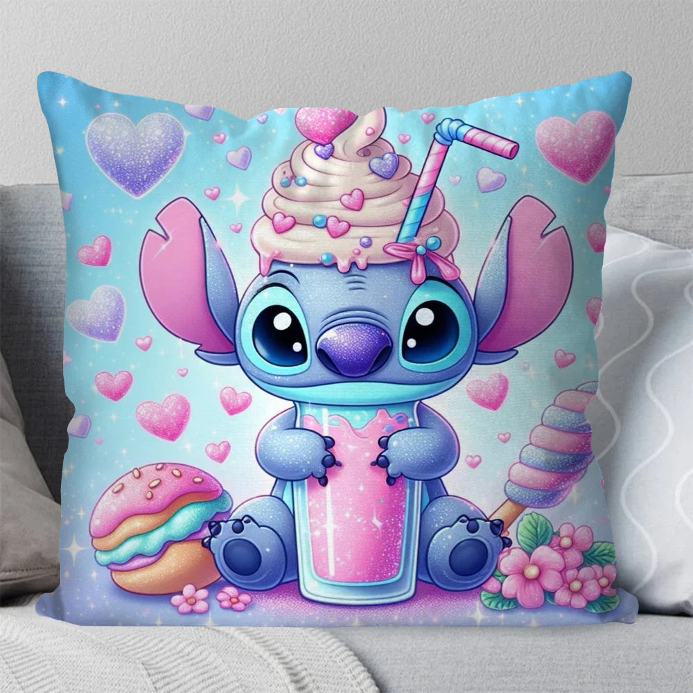 Housse de coussin Stitch - Milkshake Rose