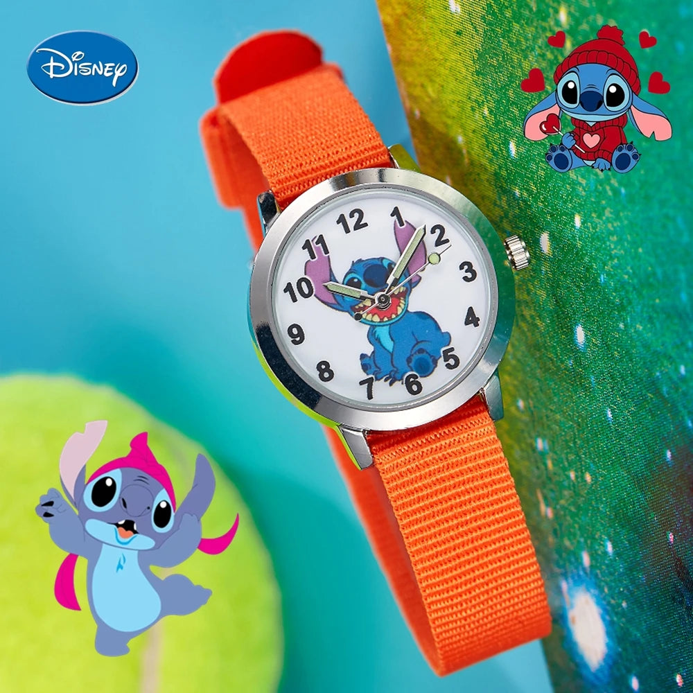Montre Stitch - Bracelet Orange
