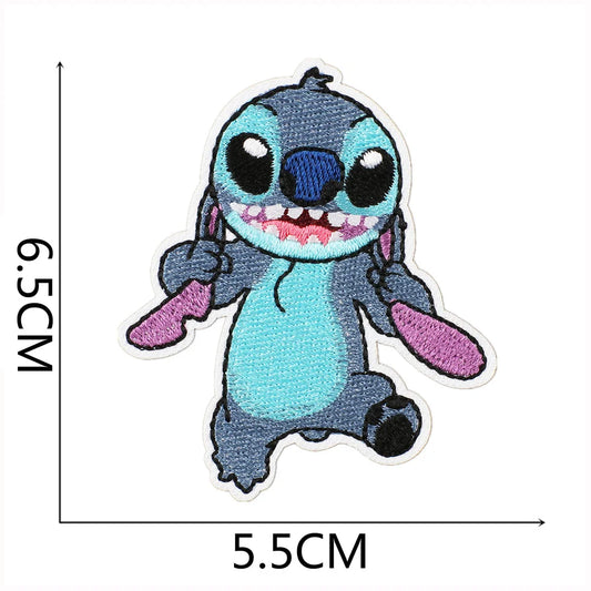 Écusson Stitch - Debout les Oreilles Tombantes