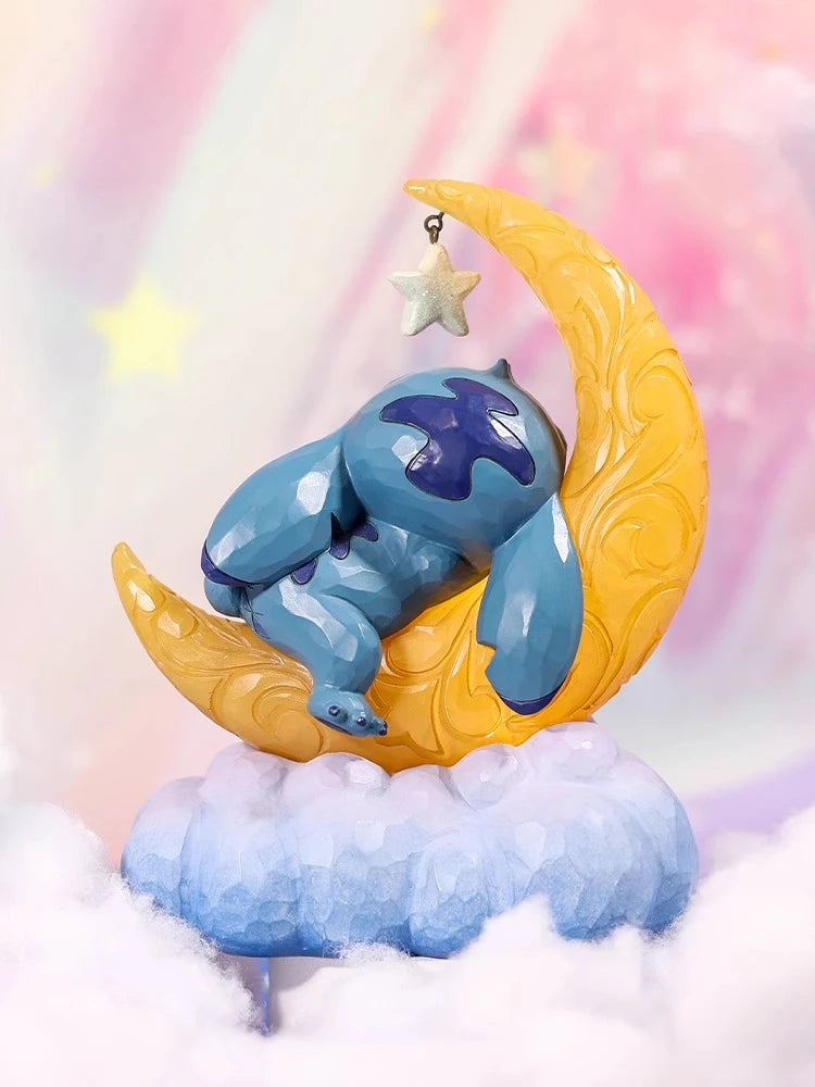 Veilleuse Stitch - Endormi sur la Lune avec sa Poupée