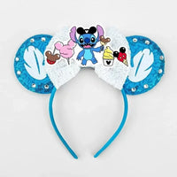 Stitch Gourmand avec Nœud Blanc