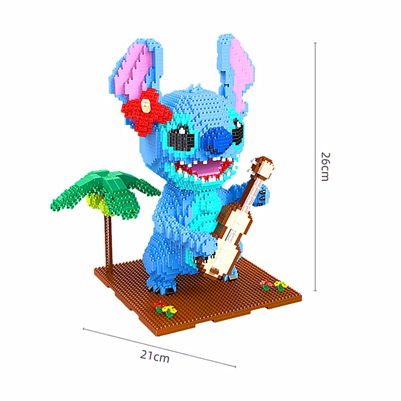 Stitch à construire - Guitare et Palmier