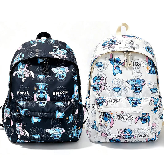 Lot de 2 sacs à dos Stitch - Noir et Blanc