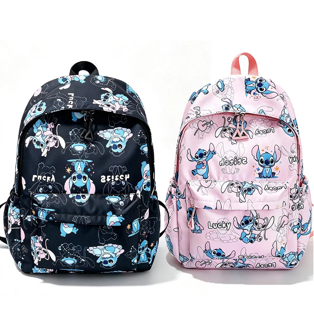 Lot de 2 sacs à dos Stitch - Noir et Rose
