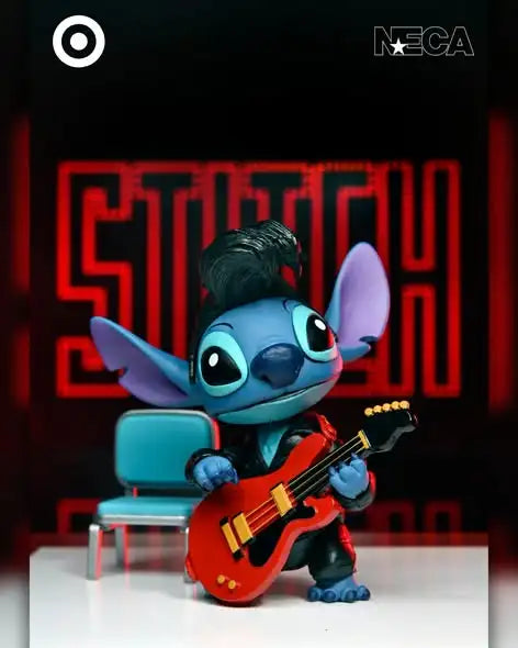 Figurine articulée Stitch - Elvis en Costume Noir