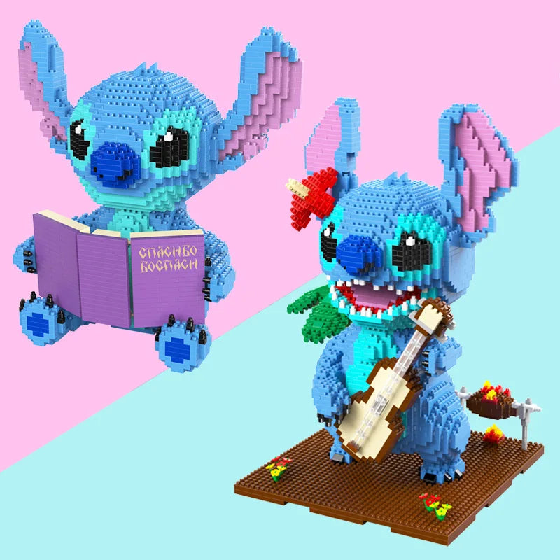 Stitch à construire - Cœur Rouge