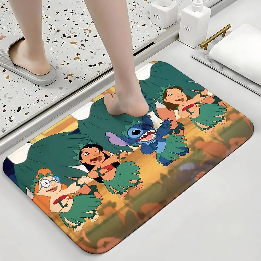 Tapis Lilo et Stitch - Danse Hawaïenne
