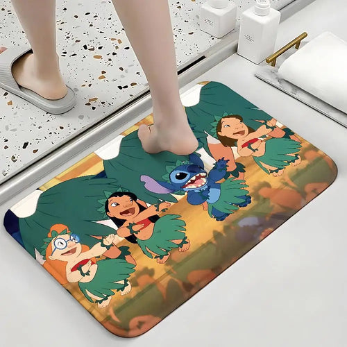 Tapis Lilo et Stitch - Danse Hawaïenne