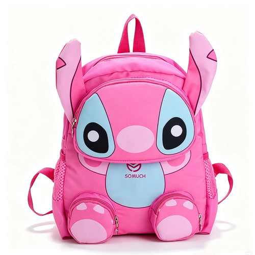 Sac à dos Stitch - Rose Vif avec Oreilles