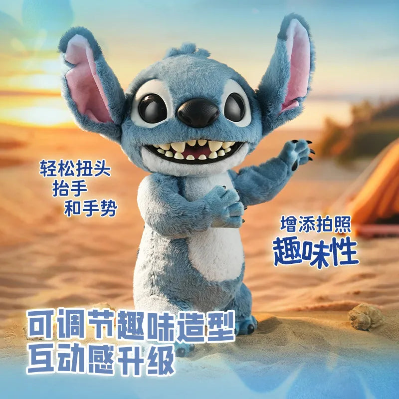 Peluche Stitch - Grand Sourire et Ventre Blanc